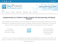 Tablet Screenshot of bioproteintech.com